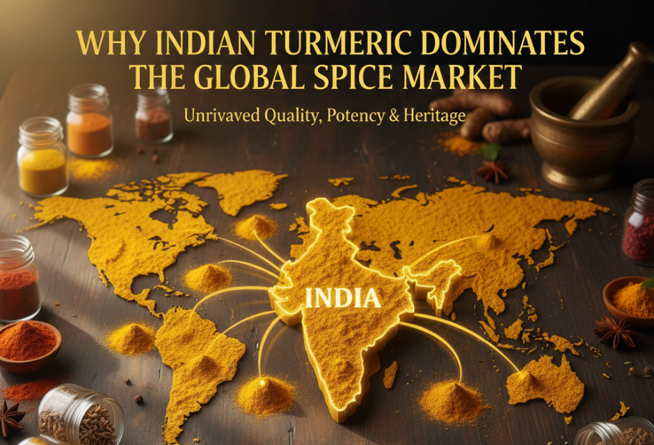 Why Indian Turmeric Leads Global Spice Trade | Export Insights